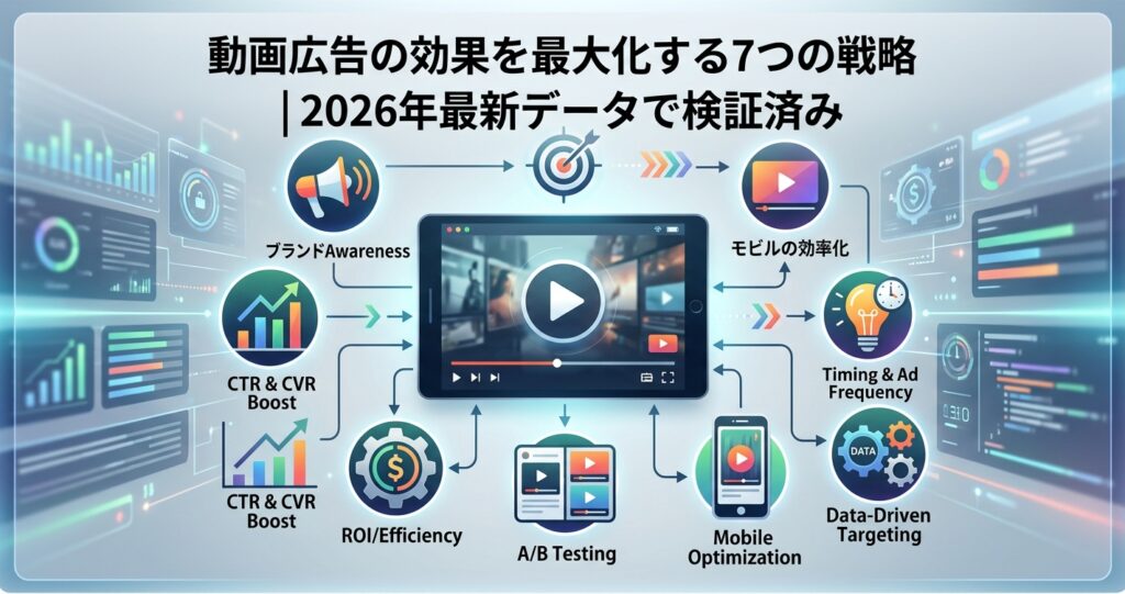 動画広告の効果を最大化する7つの戦略｜2026年最新データで検証済み
