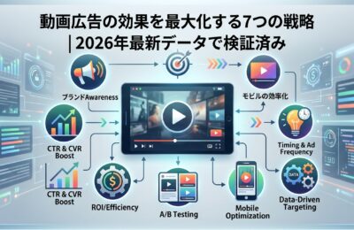 動画広告の効果を最大化する7つの戦略｜2026年最新データで検証済み