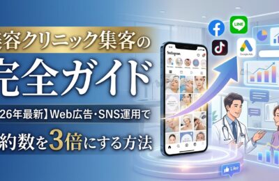 美容クリニック集客の完全ガイド【2026年最新】Web広告・SNS運用で予約数を3倍にする方法