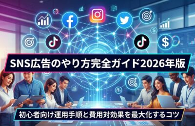 SNS広告のやり方完全ガイド2026年版｜初心者向け運用手順と費用対効果を最大化するコツ