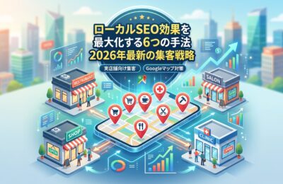 ローカルSEO効果を最大化する6つの手法｜2026年最新の集客戦略