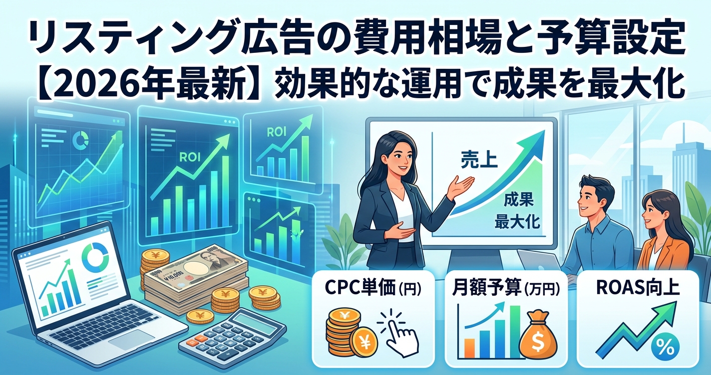 リスティング広告の費用相場と予算設定【2026年最新】効果的な運用で成果を最大化