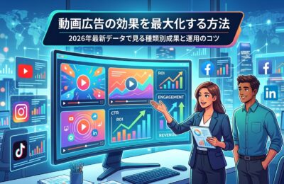 動画広告の効果を最大化する方法｜2026年最新データで見る種類別成果と運用のコツ