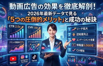 動画広告の効果を徹底解剖！2026年最新データで見る「5つの圧倒的メリット」と成功の秘訣