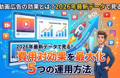 動画広告の効果とは？2026年最新データで見る「費用対効果を最大化する5つの運用方法」