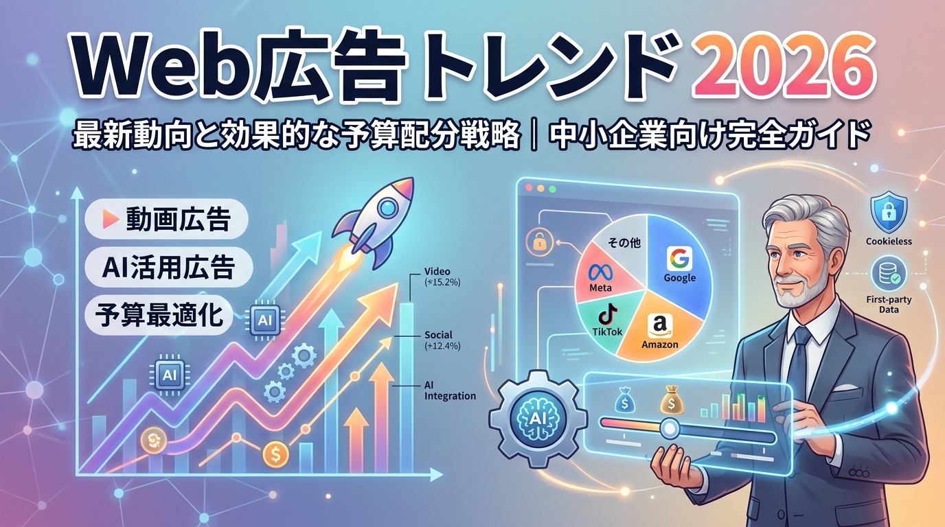 「Web広告 トレンド 2026」最新動向と効果的な予算配分戦略｜中小企業向け完全ガイド