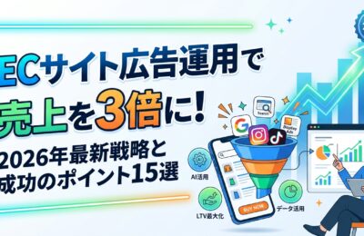 ECサイト広告運用で売上を3倍に！2026年最新戦略と成功のポイント15選