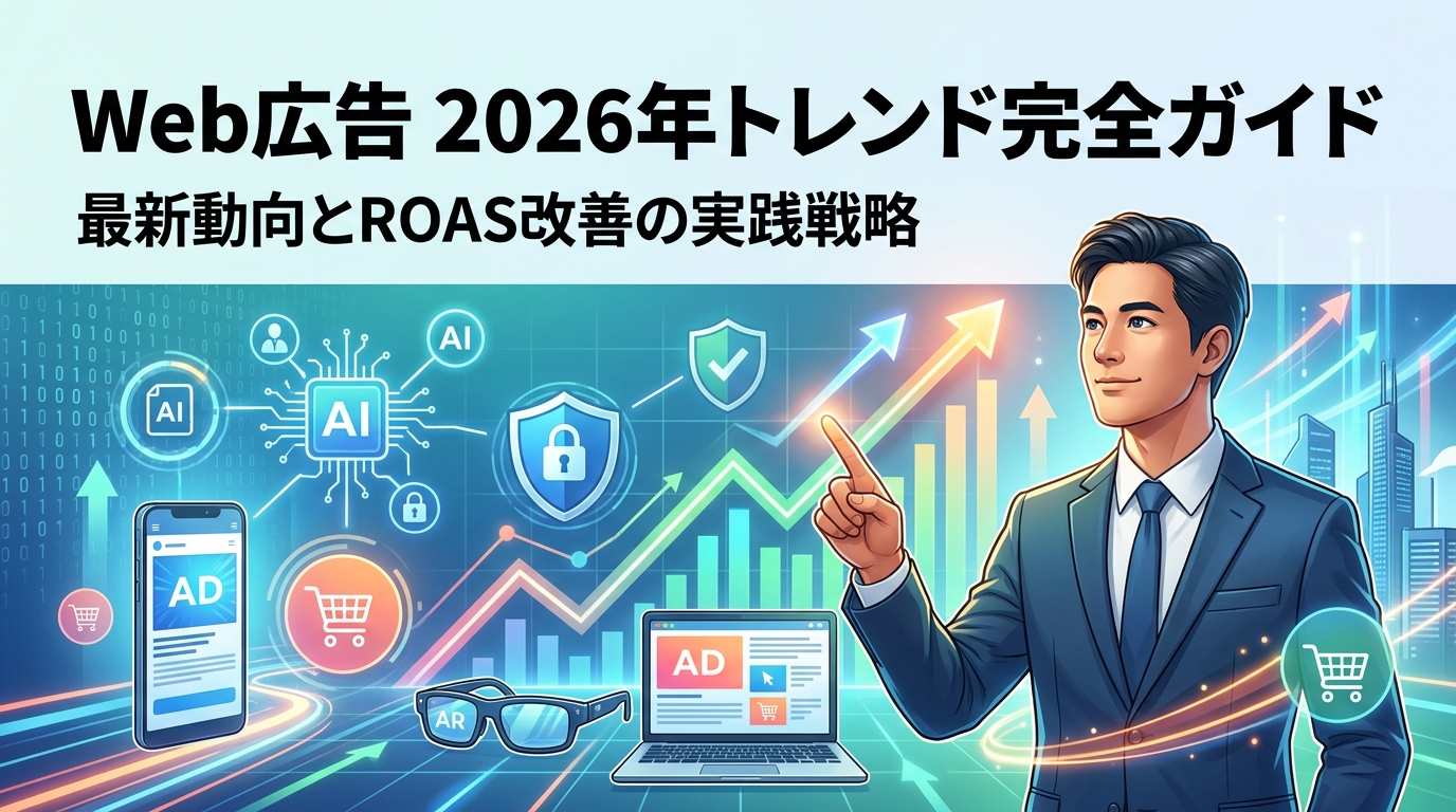 Web広告 2026年トレンド完全ガイド｜最新動向とROAS改善の実践戦略
