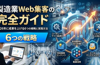 製造業Web集客の完全ガイド｜2026年に成果を上げる6つの戦略と実践方法
