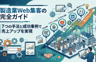 製造業Web集客の完全ガイド｜7つの手法と成功事例で売上アップを実現