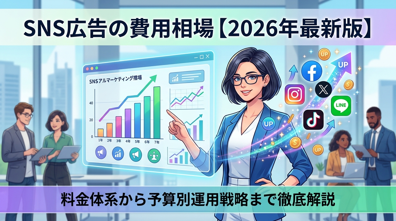 SNS広告の費用相場を徹底解説【2026年最新版】料金体系から予算別運用戦略まで