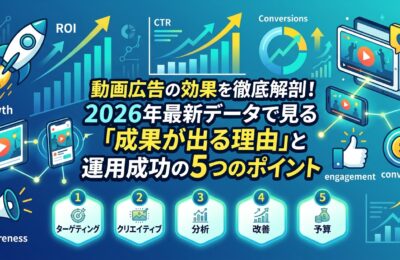 動画広告の効果を徹底解剖！2026年最新データで見る「成果が出る理由」と運用成功の5つのポイント