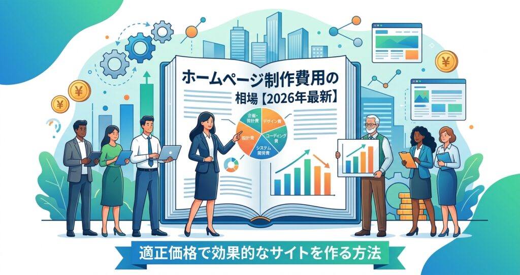 ホームページ制作費用の相場と内訳【2026年最新】適正価格で効果的なサイトを作る方法