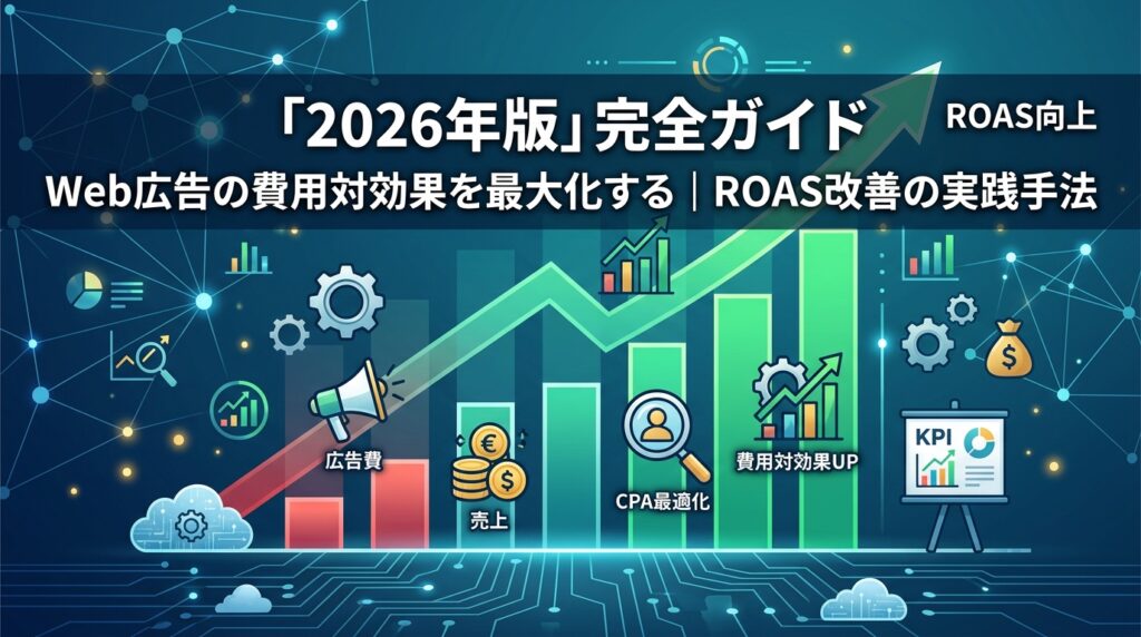 Web広告の費用対効果を最大化する「2026年版」完全ガイド｜ROAS改善の実践手法