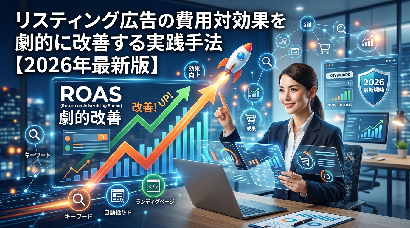 リスティング広告の費用対効果を劇的に改善する実践手法【2026年最新版】
