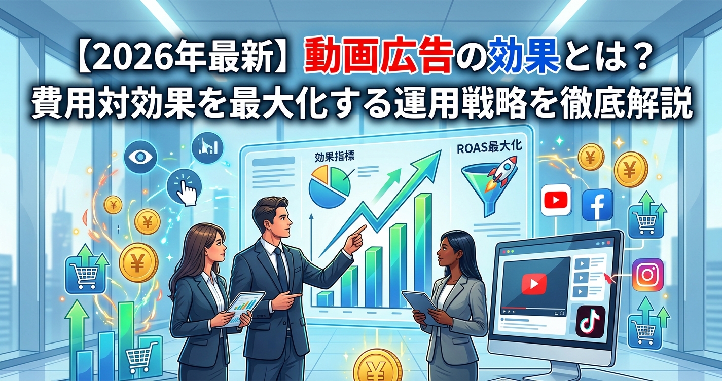 【2026年最新】動画広告の効果とは？費用対効果を最大化する運用戦略を徹底解説