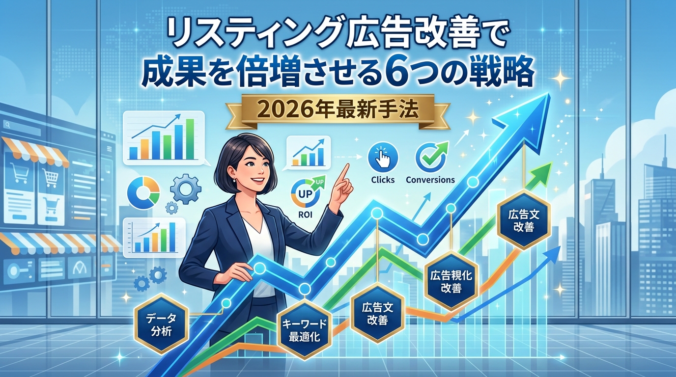 リスティング広告改善で成果を倍増させる6つの戦略｜2026年最新手法