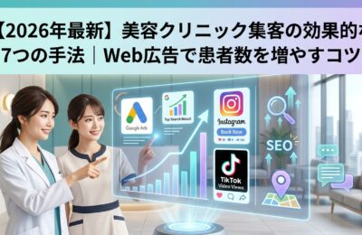 【2026年最新】美容クリニック集客の効果的な7つの手法｜Web広告で患者数を増やすコツ