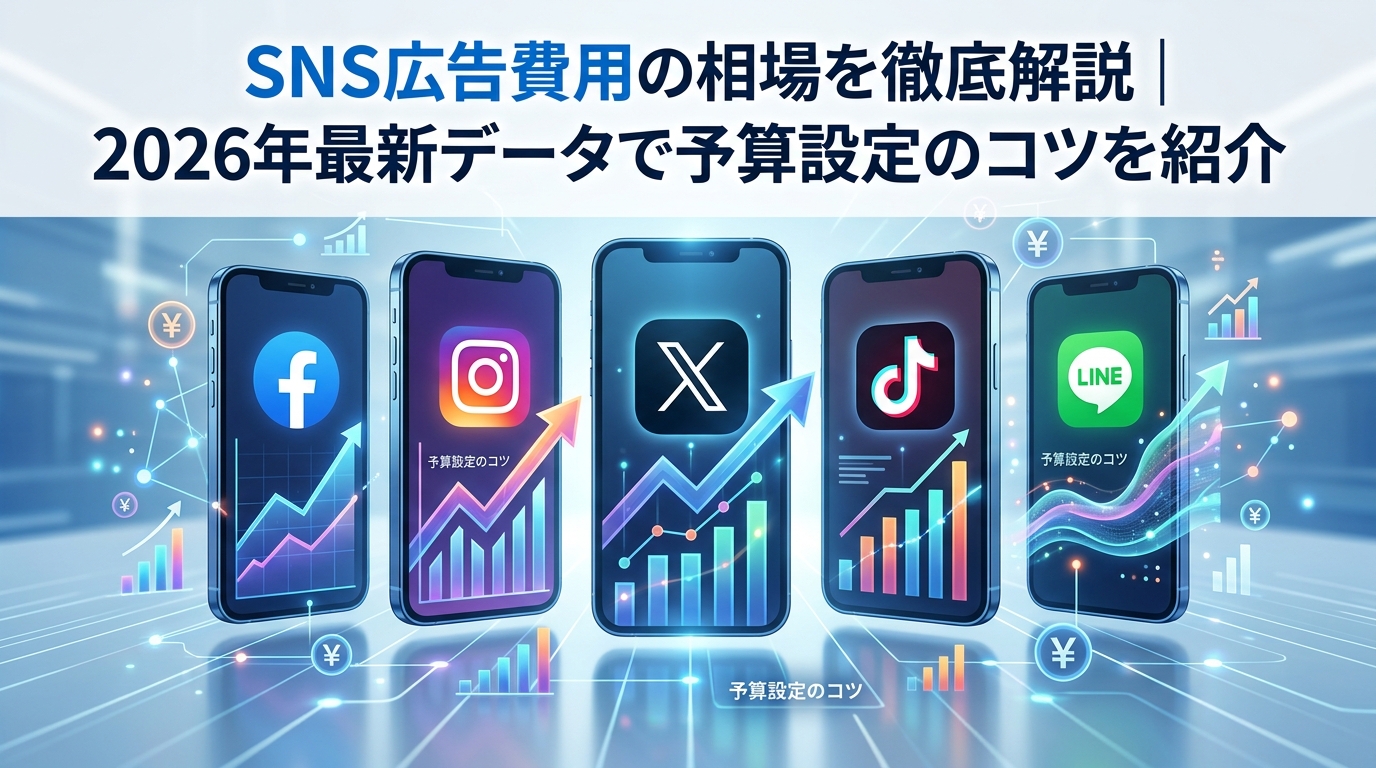 SNS広告費用の相場を徹底解説｜2026年最新データで予算設定のコツを紹介