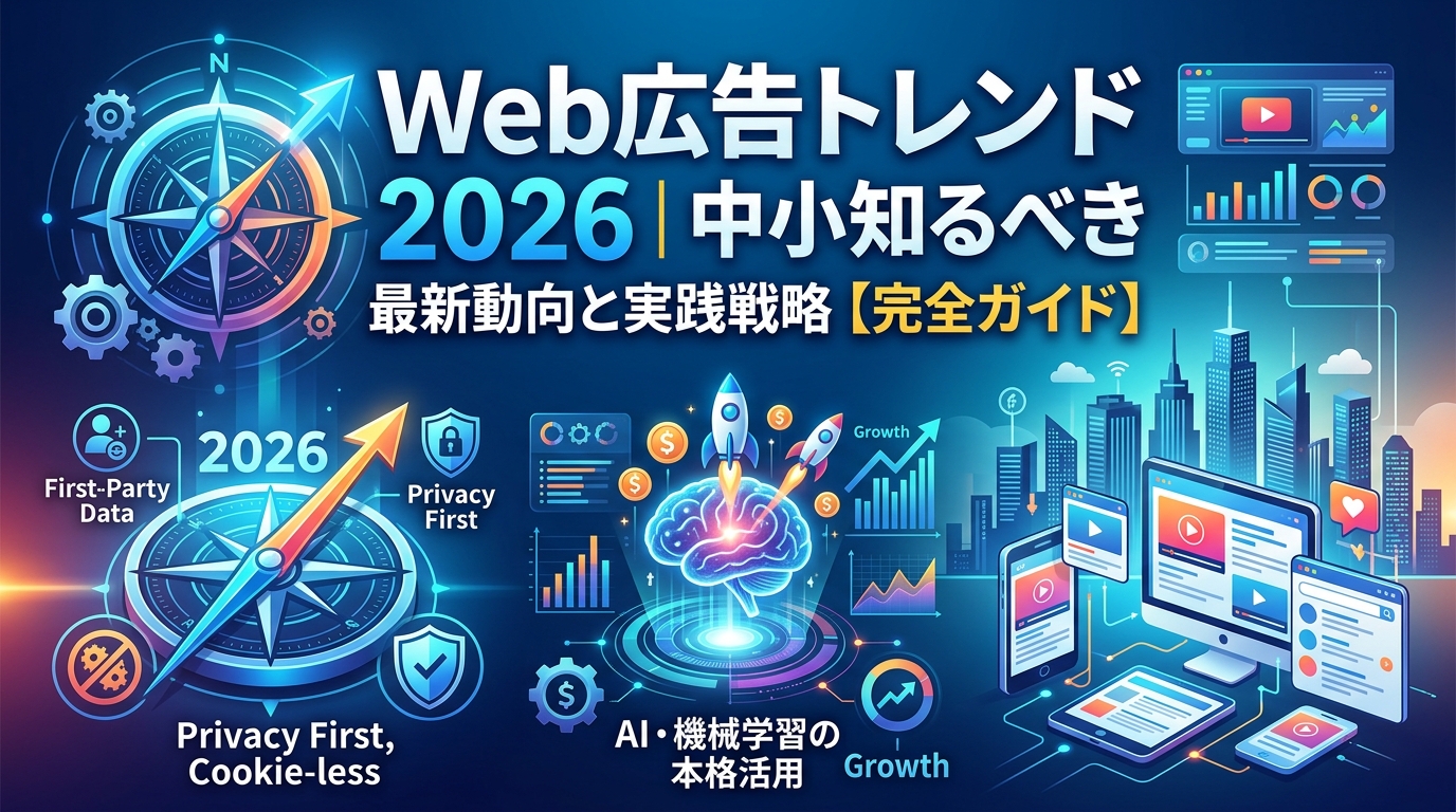 Web広告トレンド 2026｜中小企業が知るべき最新動向と実践戦略【完全ガイド】