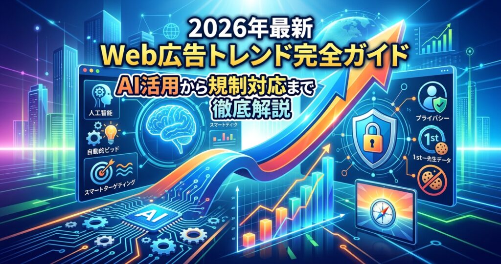 【2026年最新】Web広告トレンド完全ガイド｜AI活用から規制対応まで徹底解説