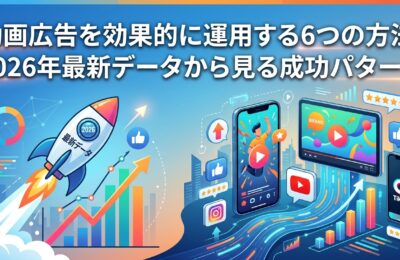 動画広告を効果的に運用する6つの方法｜2026年最新データから見る成功パターン