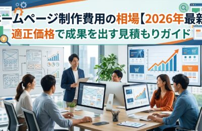 ホームページ制作費用の相場【2026年最新】適正価格で成果を出す見積もりガイド