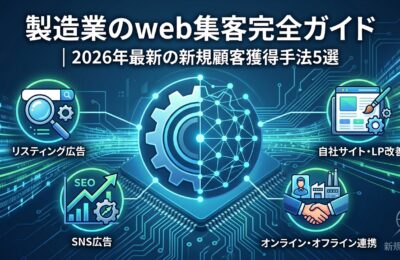 製造業のweb集客完全ガイド|2026年最新の新規顧客獲得手法5選