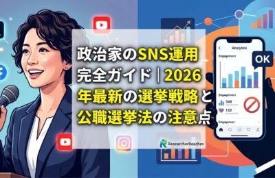 政治家のSNS運用完全ガイド｜2026年最新の選挙戦略と公職選挙法の注意点