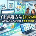 ECサイト集客方法【2026年最新】売上フェーズ別に選ぶべき施策と費用対効果を徹底解説