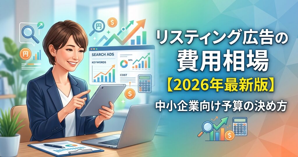 リスティング広告の費用相場【2026年最新版】中小企業向け予算の決め方