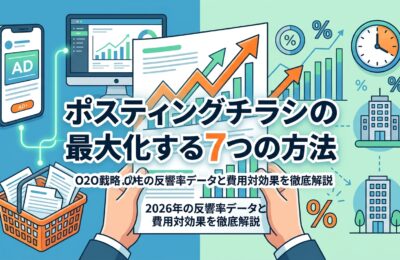 ポスティングチラシの効果を最大化する7つの方法｜2026年の反響率データと費用対効果を徹底解説