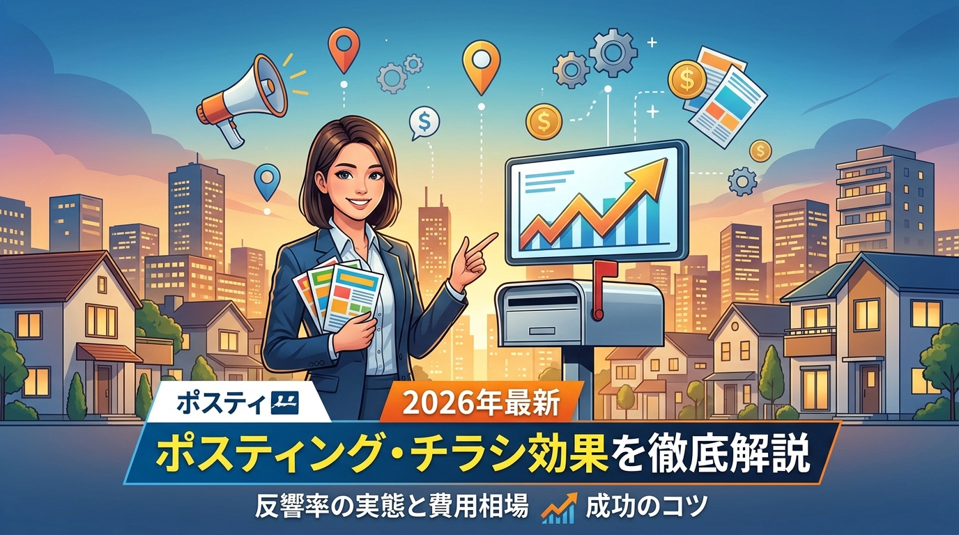 ポスティング チラシ効果は本当にある?2026年最新の反響率と費用相場を徹底解説