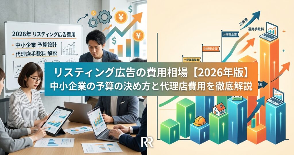 リスティング広告の費用相場【2026年版】中小企業の予算の決め方と代理店費用を徹底解説