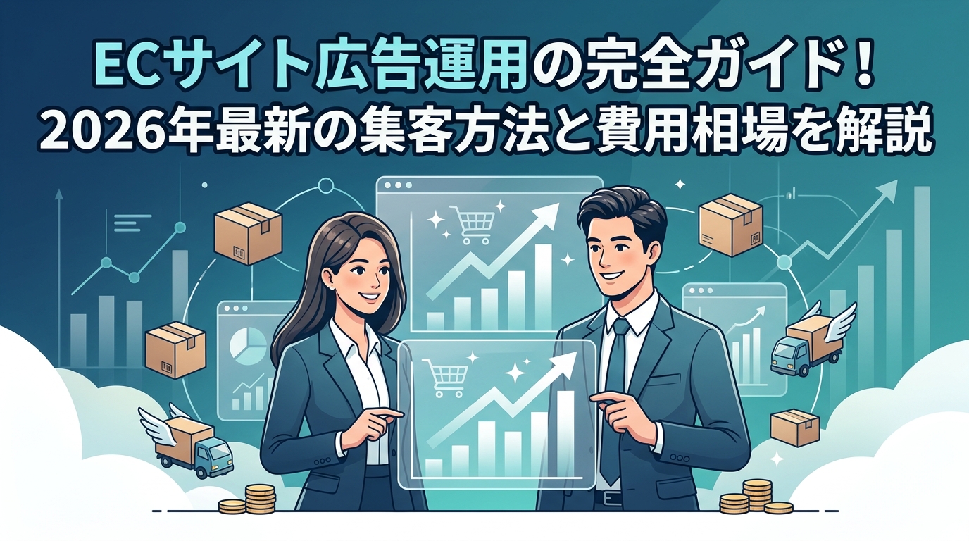 ECサイト広告運用の完全ガイド!2026年最新の集客方法と費用相場を解説