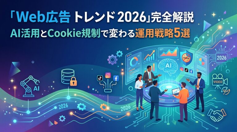 「Web広告 トレンド 2026」完全解説:AI活用とCookie規制で変わる運用戦略5選