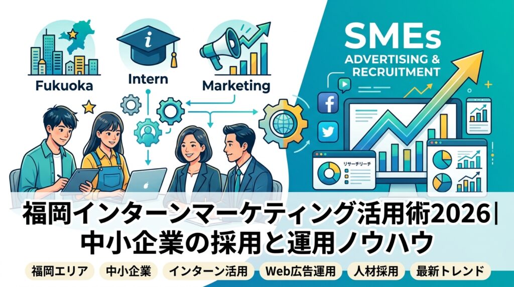 福岡インターンマーケティング活用術2026|中小企業の採用と運用ノウハウ