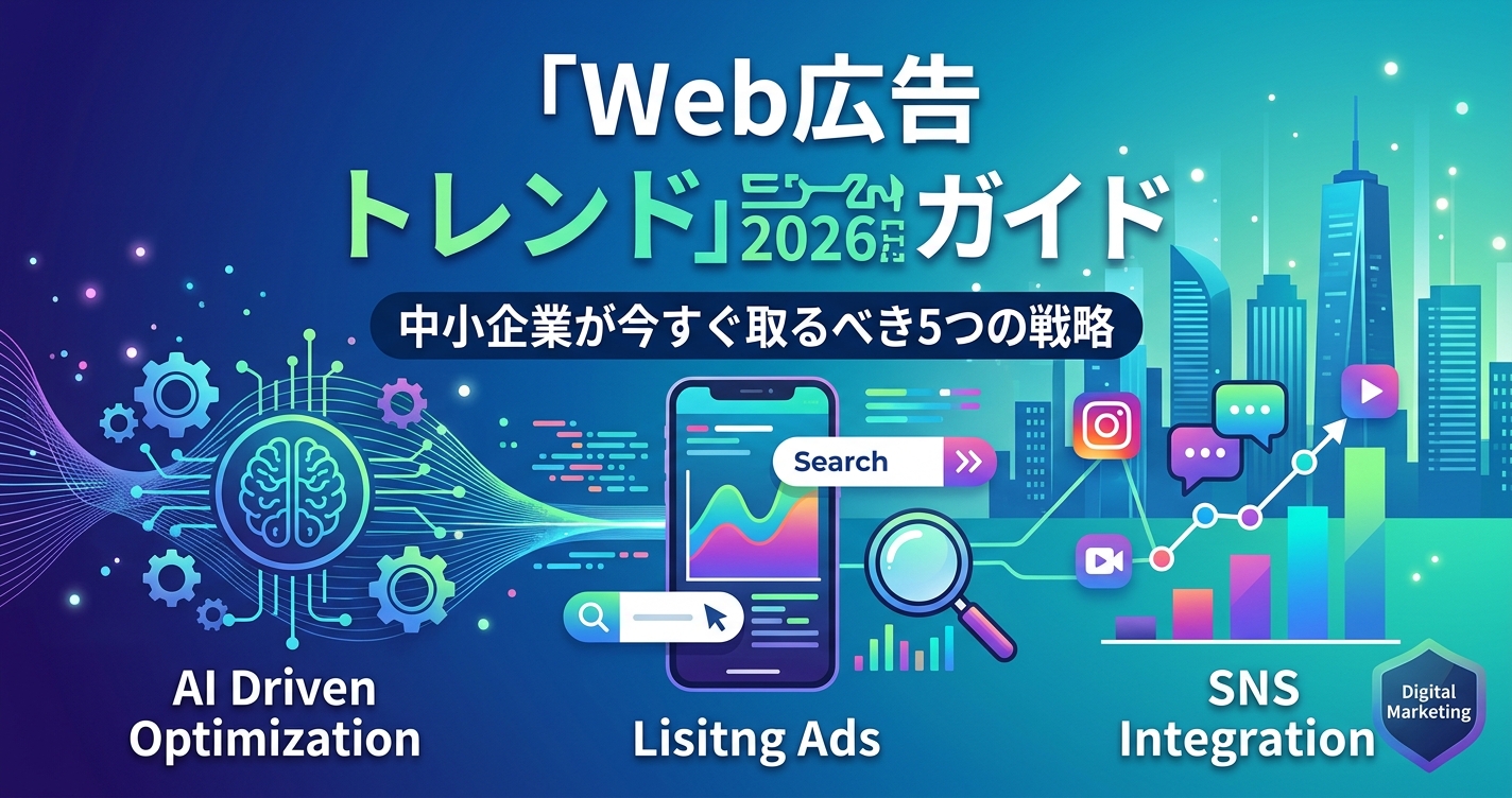 「Web広告 トレンド 2026」完全ガイド|中小企業が今すぐ取るべき5つの戦略