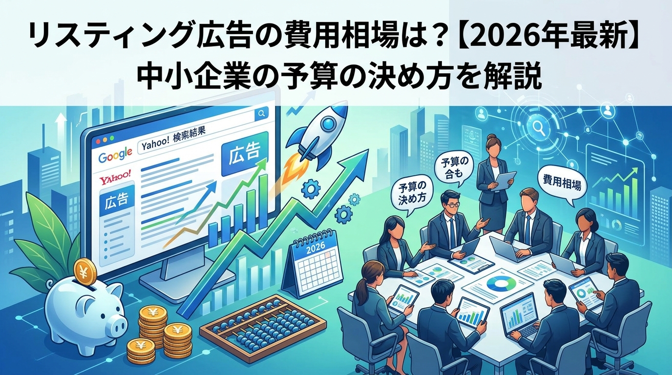 リスティング広告の費用相場は?【2026年最新】中小企業の予算の決め方を解説