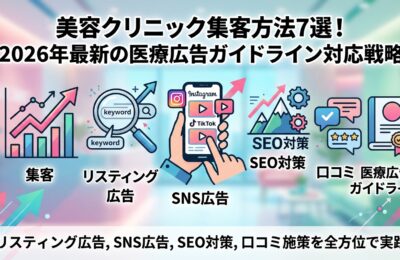 美容クリニック集客方法7選!2026年最新の医療広告ガイドライン対応戦略