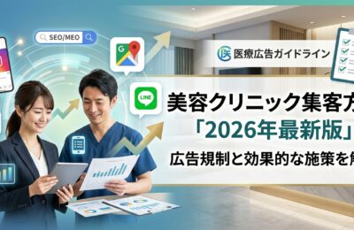 美容クリニック集客方法「2026年最新版」広告規制と効果的な施策を解説