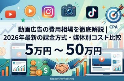 動画広告の費用相場を徹底解説|2026年最新の課金方式・媒体別コスト比較