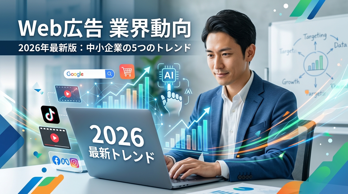 「Web広告 業界動向2026年最新版」中小企業が今すぐ押さえるべき5つのトレンド