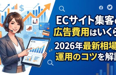 ECサイト集客の広告費用はいくら?2026年最新の相場と運用のコツを解説