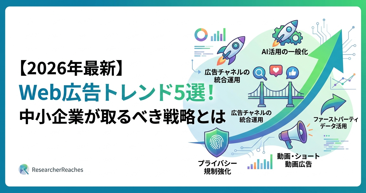 【2026年最新】Web広告トレンド5選!中小企業が取るべき戦略とは