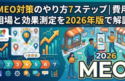 MEO対策のやり方7ステップ|費用相場と効果測定を2026年版で解説