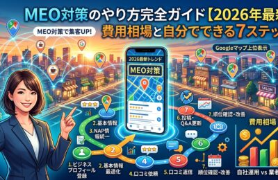 MEO対策のやり方完全ガイド【2026年最新】費用相場と自分でできる7ステップ
