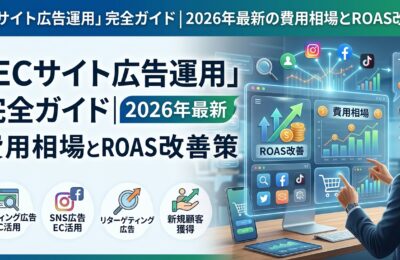 「ECサイト広告運用」完全ガイド|2026年最新の費用相場とROAS改善策
