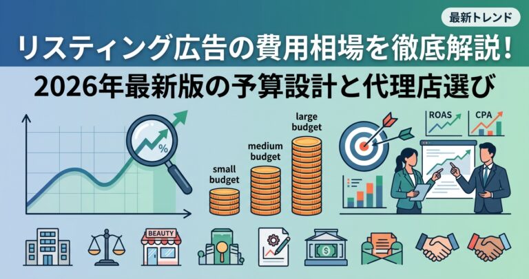 リスティング広告の費用相場を徹底解説!2026年最新版の予算設計と代理店選び