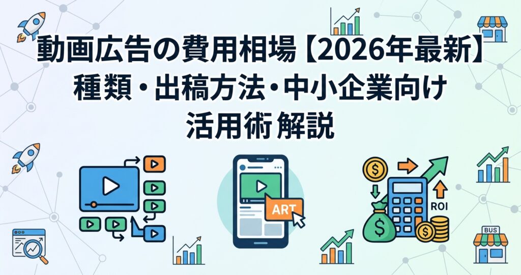 動画広告の費用相場【2026年最新】種類・出稿方法・中小企業向け活用術を解説